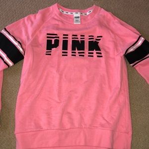 PINK size small lightweight sweatshirt